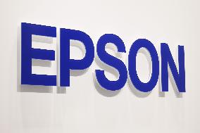 Seiko Epson signboard and logo